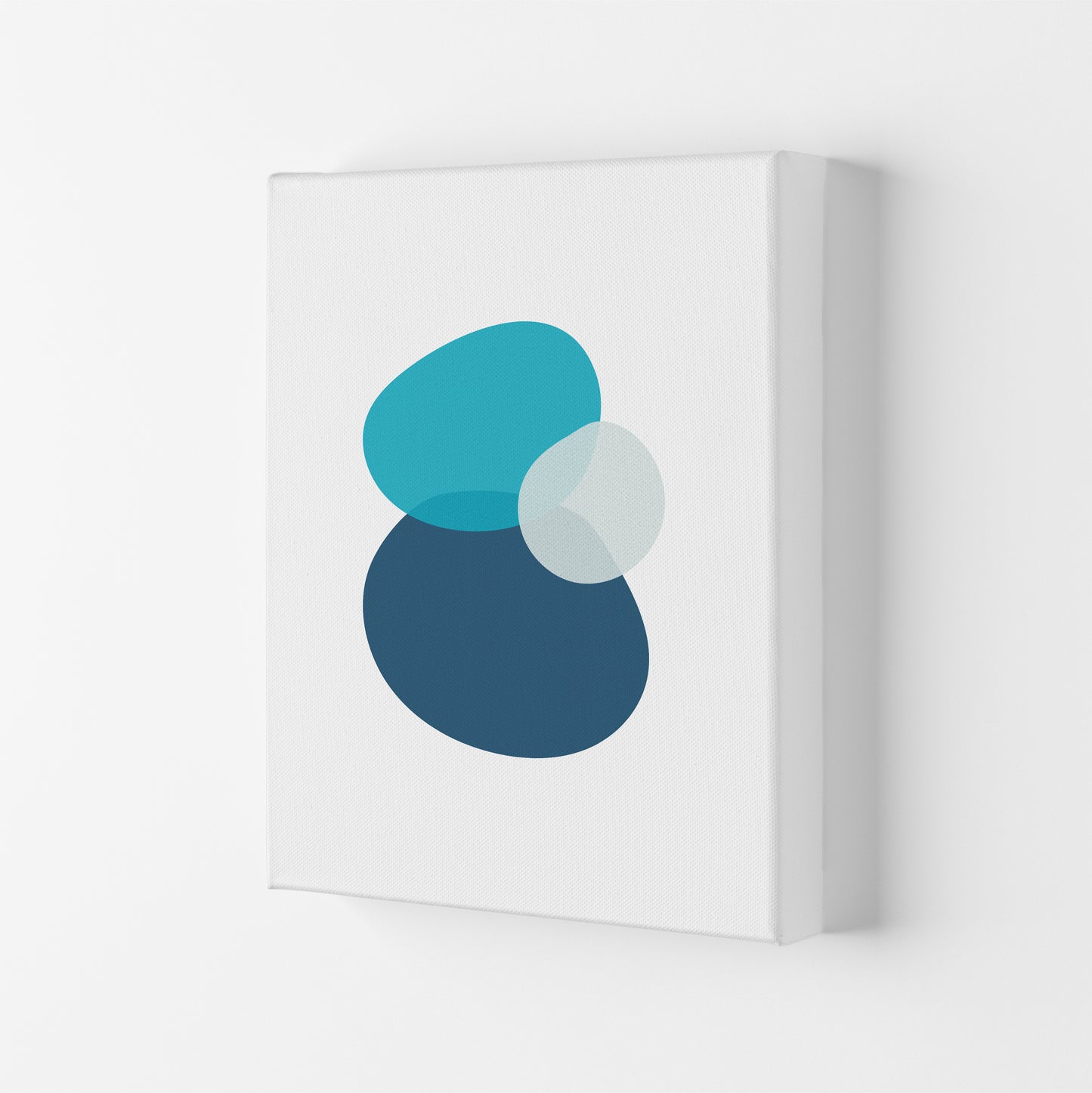 Three Stones Abstract Art Print by Seven Trees Design Canvas