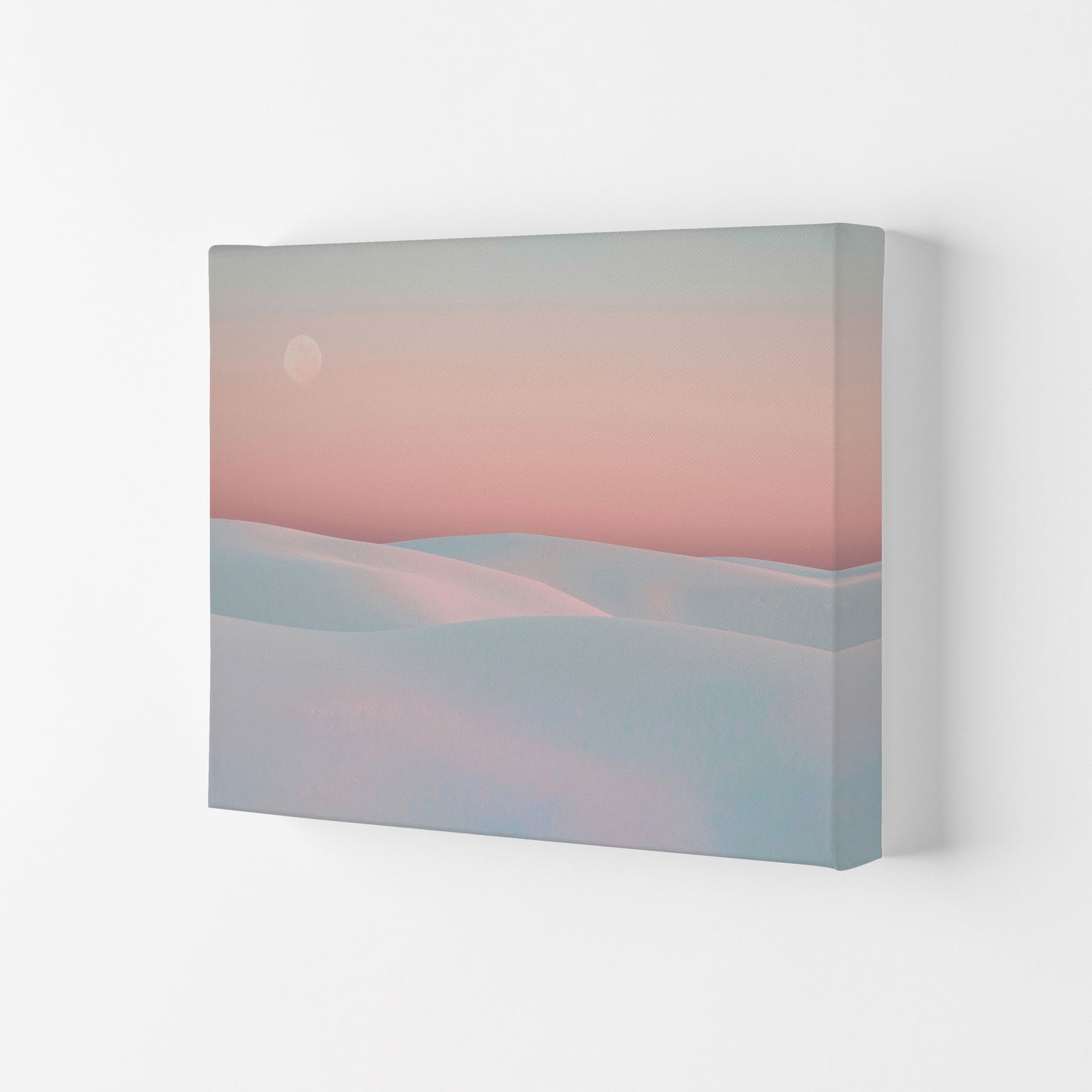 Moon And Dunes Art Print by Seven Trees Design Canvas