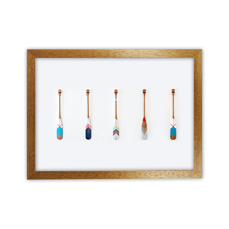 Five Oars Photography Art Print by Seven Trees Design Oak Grain
