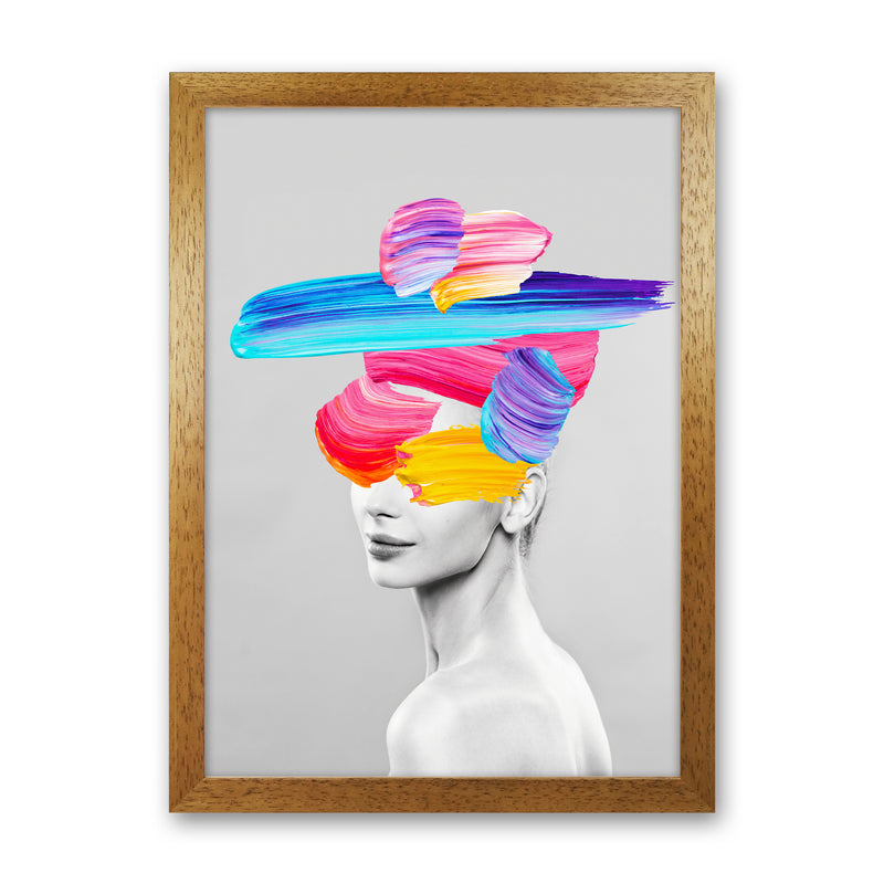 Beauty In Colors I Fashion Art Print by Seven Trees Design Oak Grain