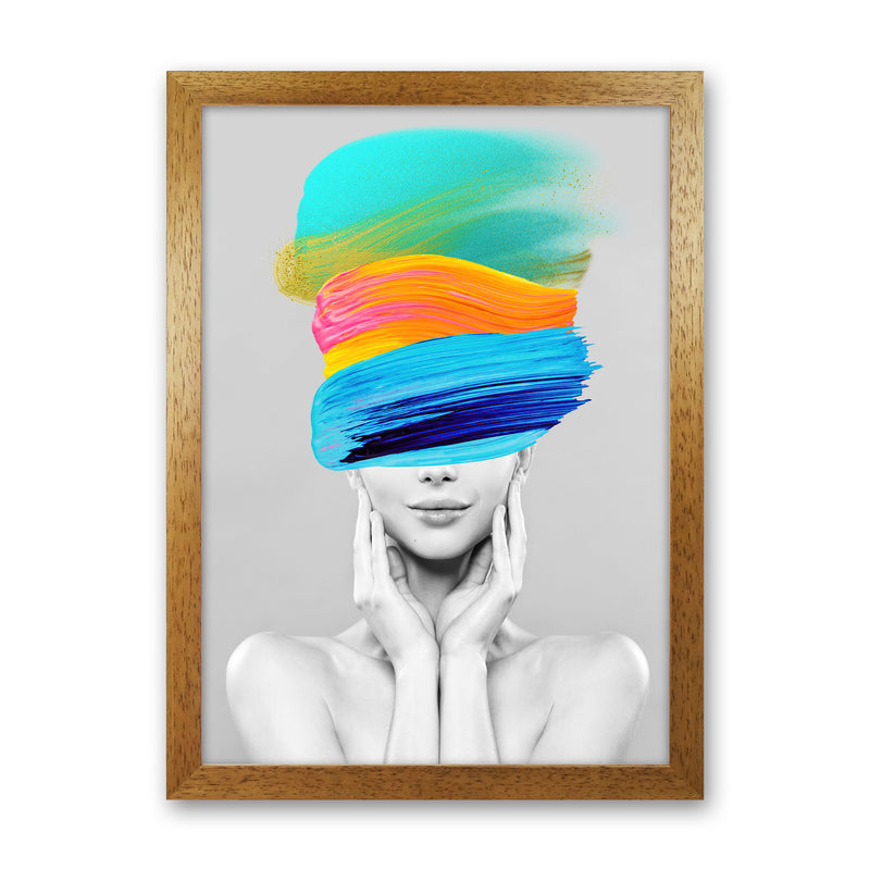 Beauty In Colors II Fashion Art Print by Seven Trees Design Oak Grain
