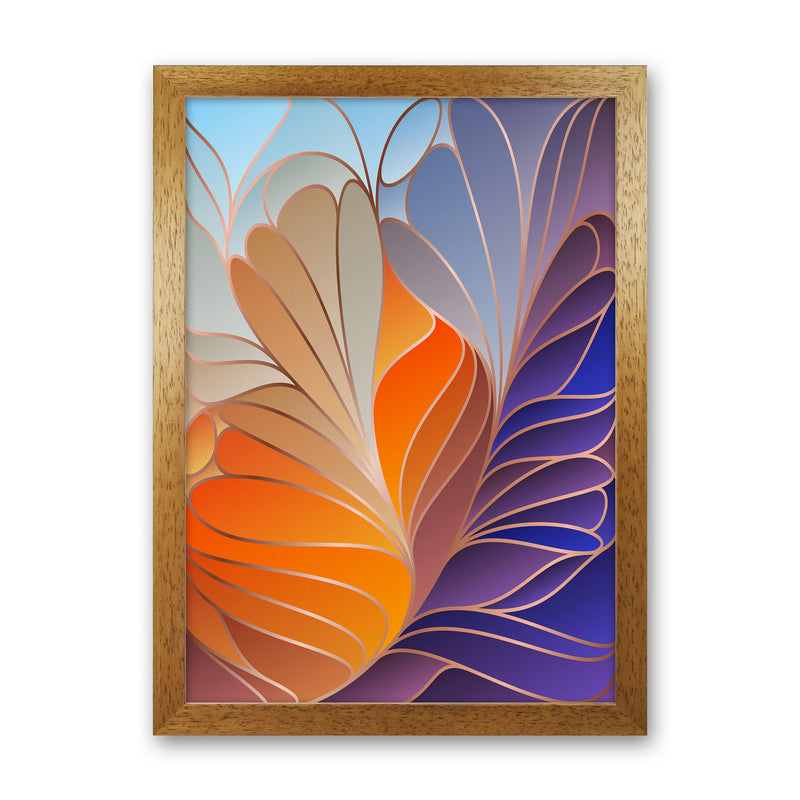 Colorful Art Deco III Art Print by Seven Trees Design Oak Grain