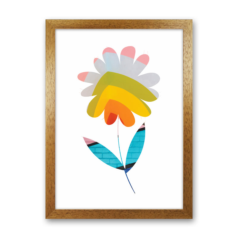 Graffiti Flower I Art Print by Seven Trees Design Oak Grain