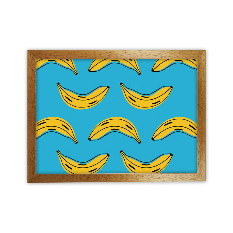Is Bananas Art Print by Seven Trees Design Oak Grain