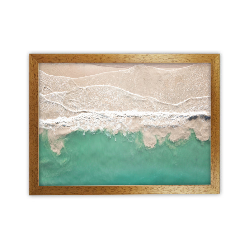 Sea From The Sky Photography Art Print by Seven Trees Design Oak Grain