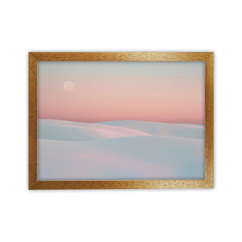 Moon And Dunes Art Print by Seven Trees Design Oak Grain