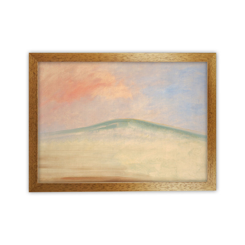 Mountain In the Sky Art Print by Seven Trees Design Oak Grain