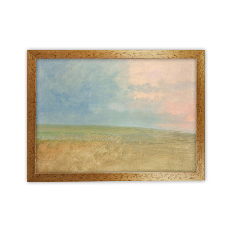 Peaceful Field Art Print by Seven Trees Design Oak Grain