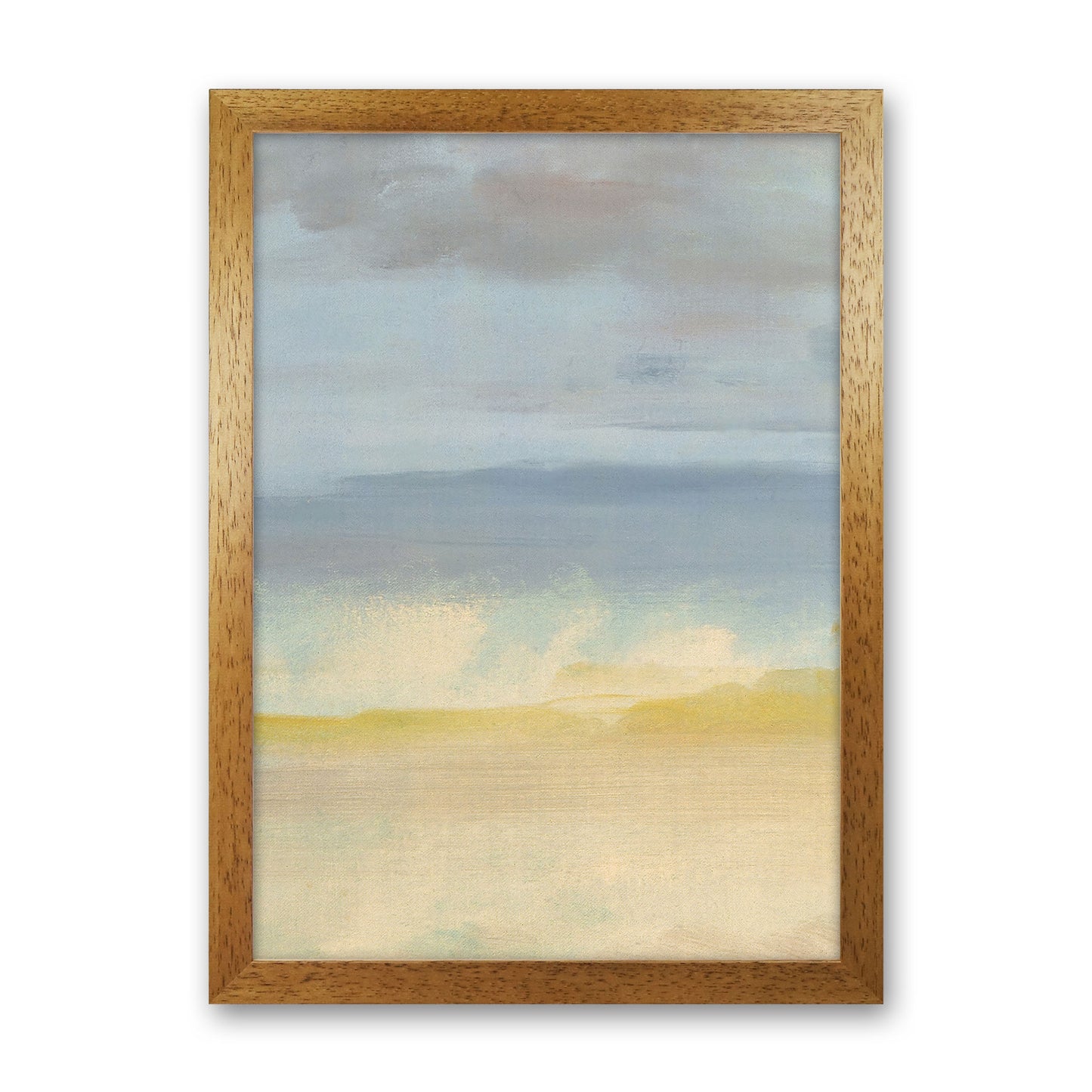 Sand, Ocean and Sky Art Print by Seven Trees Design Oak Grain
