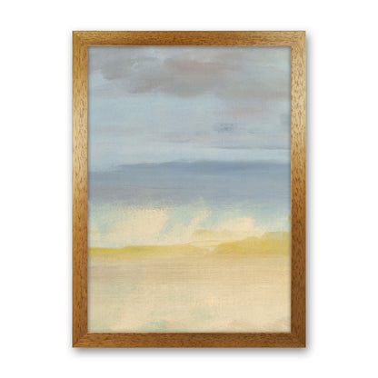 Sand, Ocean and Sky Art Print by Seven Trees Design Oak Grain