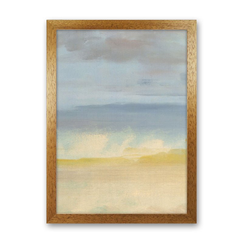 Sand, Ocean and Sky Art Print by Seven Trees Design Oak Grain