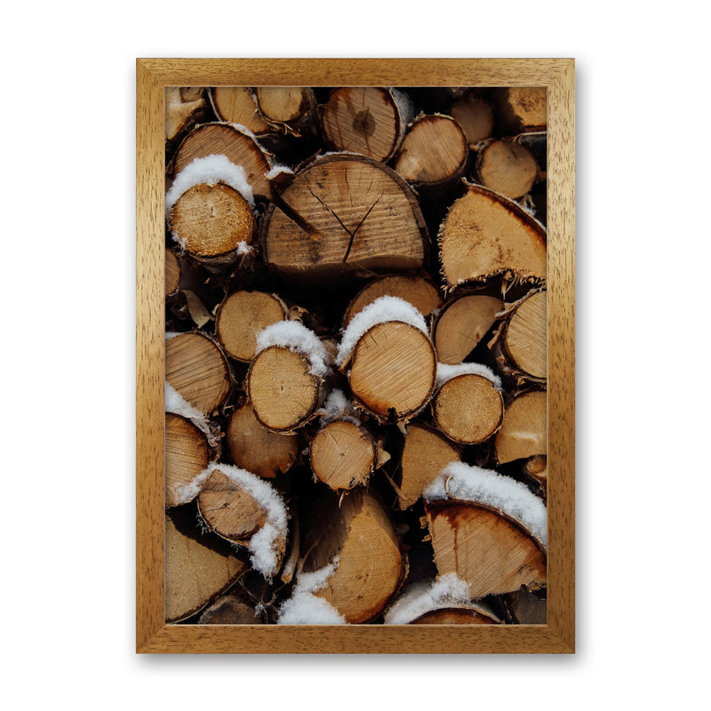 Wood Art Print by Seven Trees Design Oak Grain