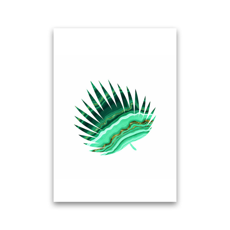 Green Marble Leaf II Art Print by Seven Trees Design Print Only