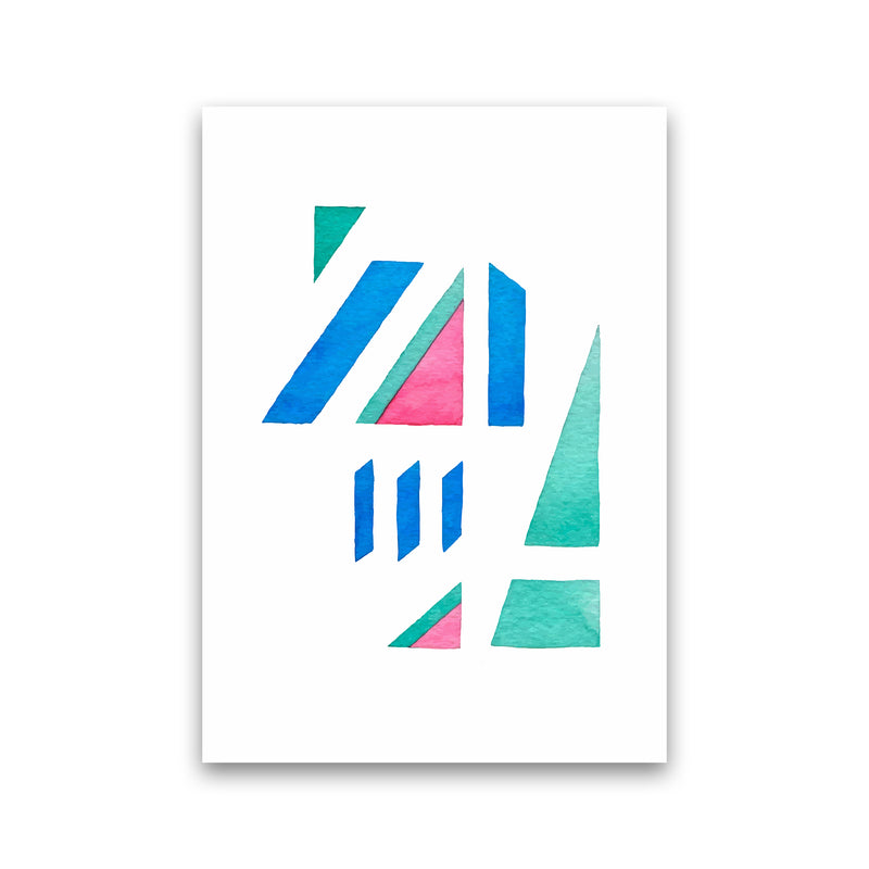 Modern Abstract Watercolor Art Print by Seven Trees Design Print Only