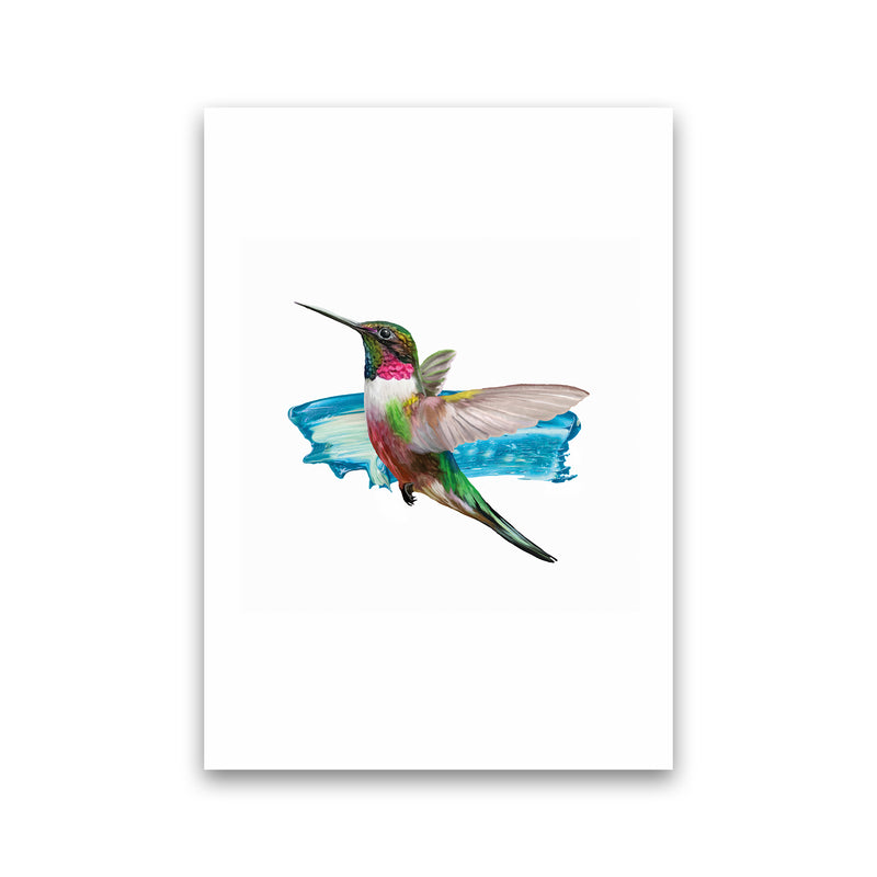 Modern Humingbird II Art Print by Seven Trees Design
