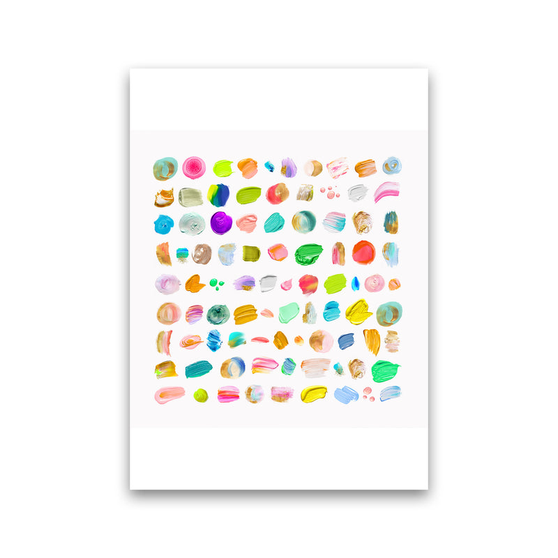 Painting Paradise Abstract Art Print by Seven Trees Design Print Only