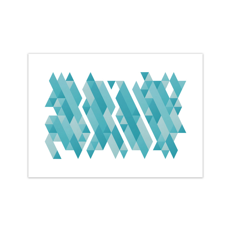 Pieces Of Mountains Abstract Art Print by Seven Trees Design Print Only