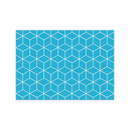 The Blue Cubes Art Print by Seven Trees Design Print Only