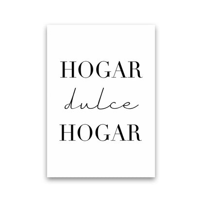Home Sweet Home (spanish) Art Print by Seven Trees Design Print Only