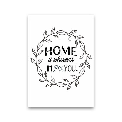 Home With You Art Print by Seven Trees Design Print Only