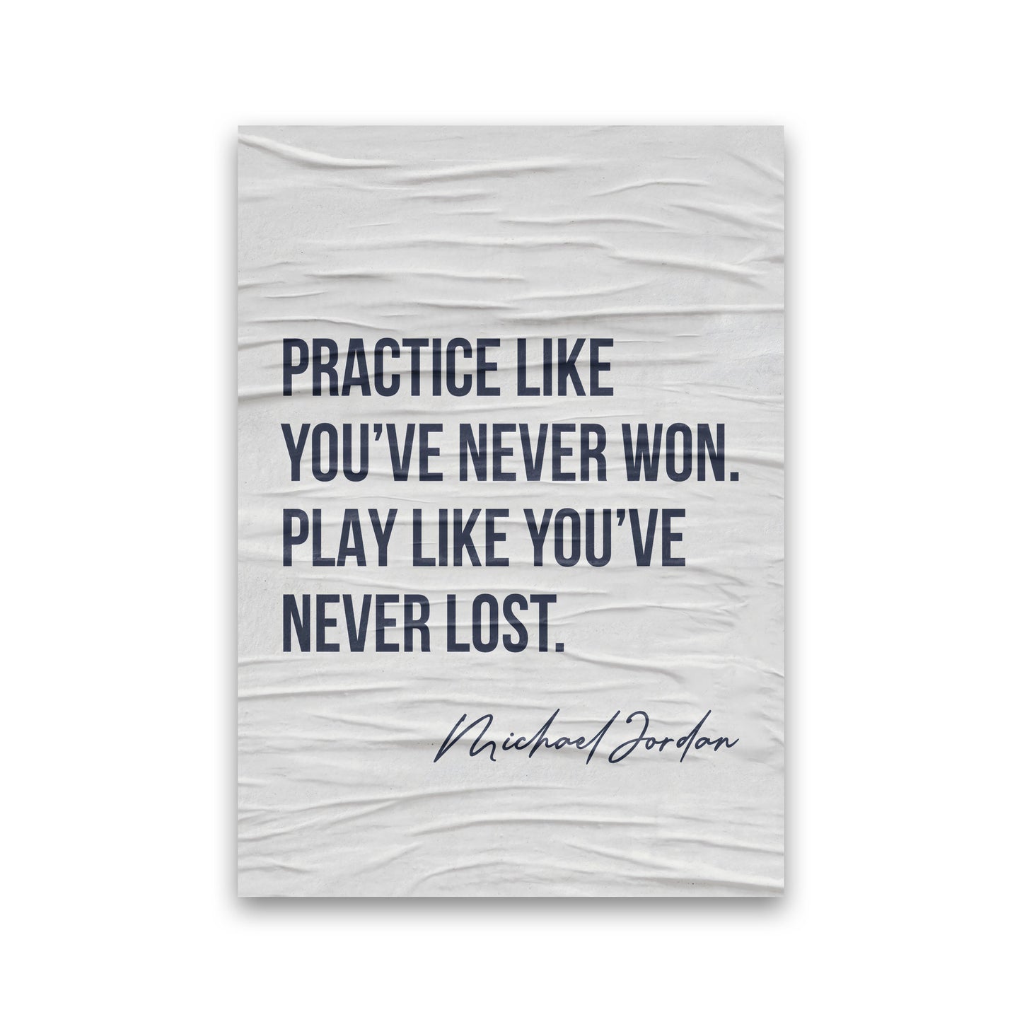 Michael Jordan Quote Art Print by Seven Trees Design Print Only