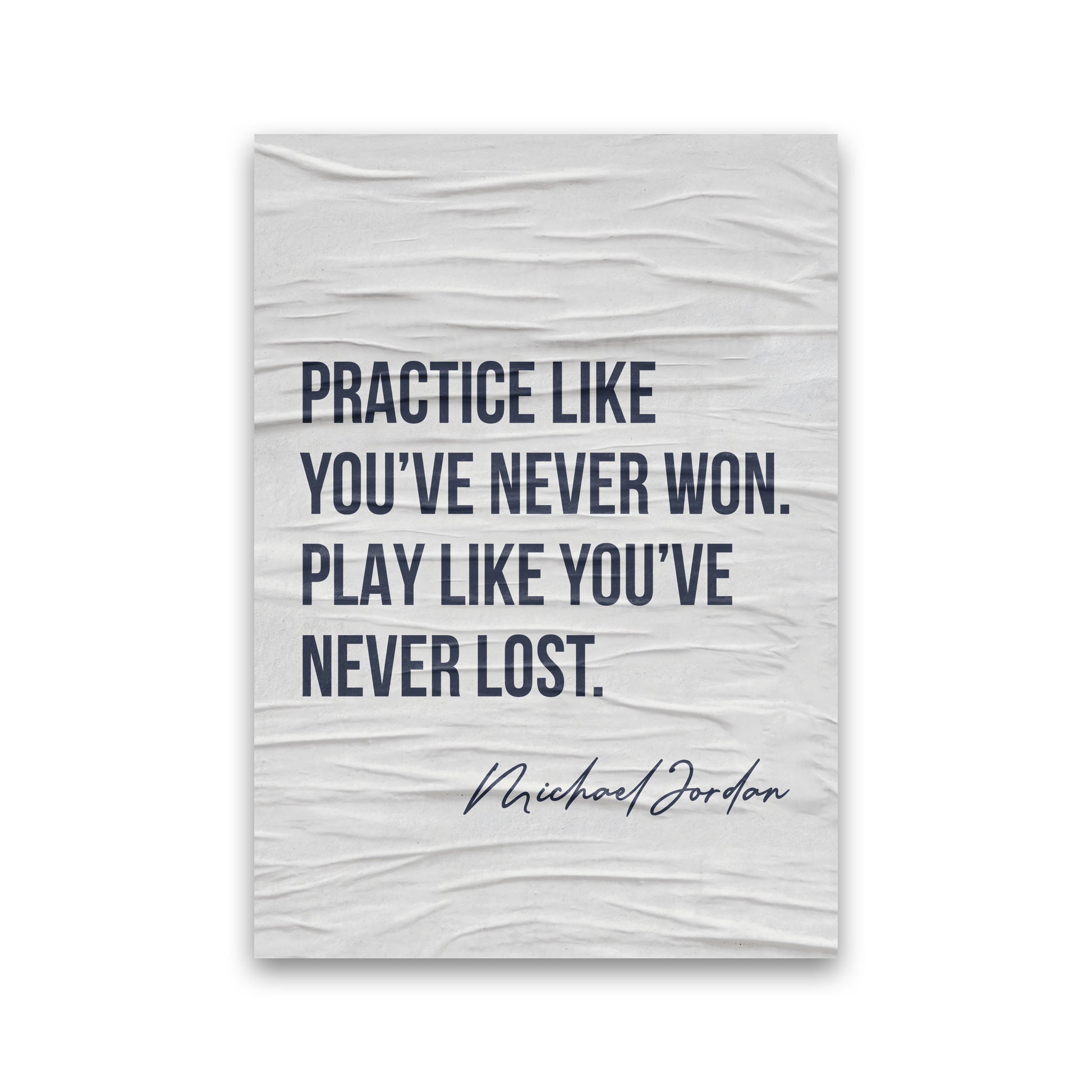 Michael Jordan Quote Art Print by Seven Trees Design Print Only