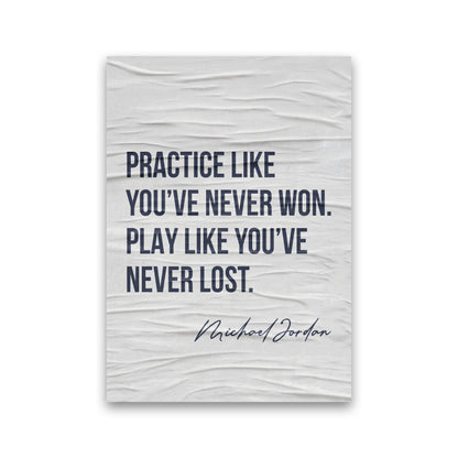 Michael Jordan Quote Art Print by Seven Trees Design Print Only