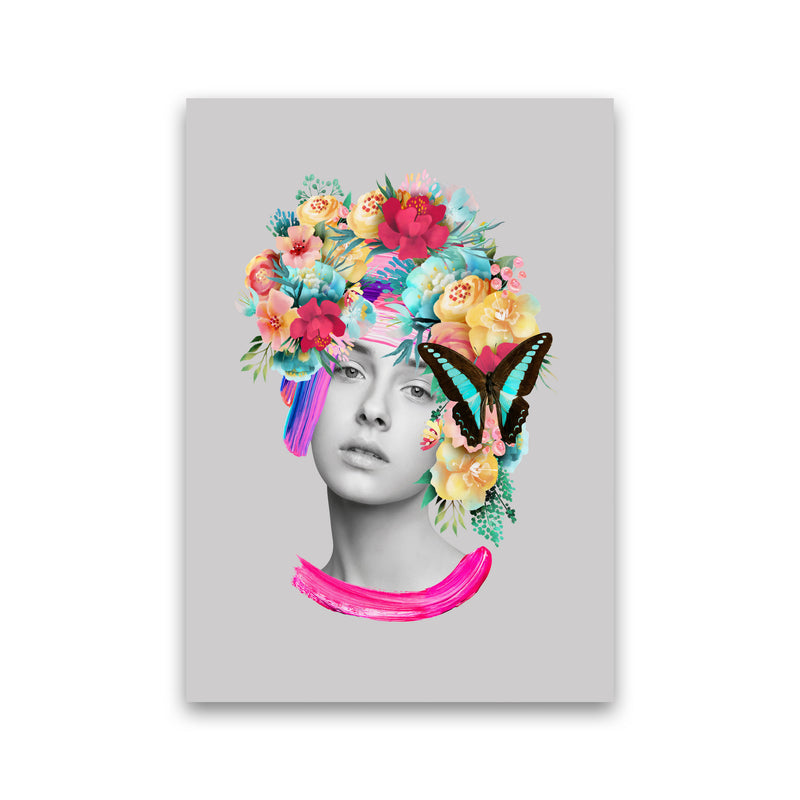 The Girl and the Butterfly Art Print by Seven Trees Design Print Only