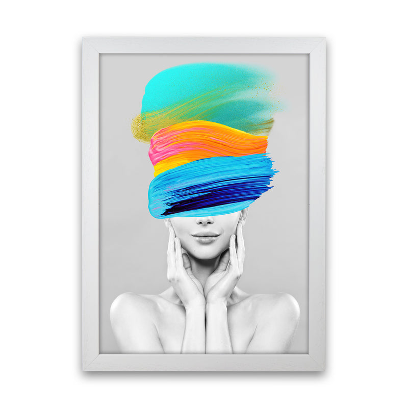 Beauty In Colors II Fashion Art Print by Seven Trees Design White Grain