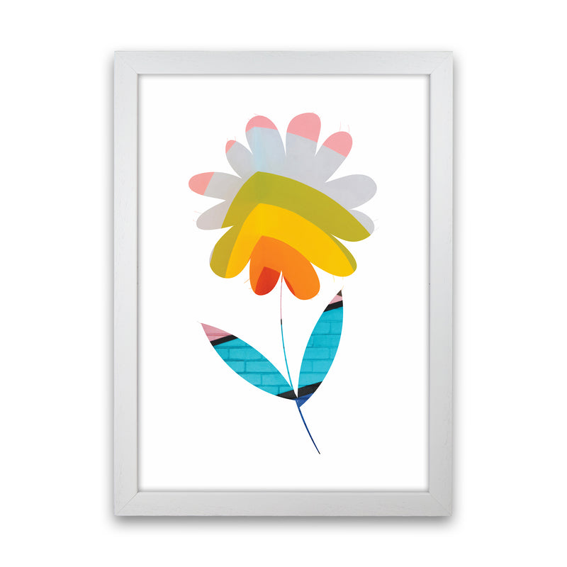 Graffiti Flower I Art Print by Seven Trees Design White Grain