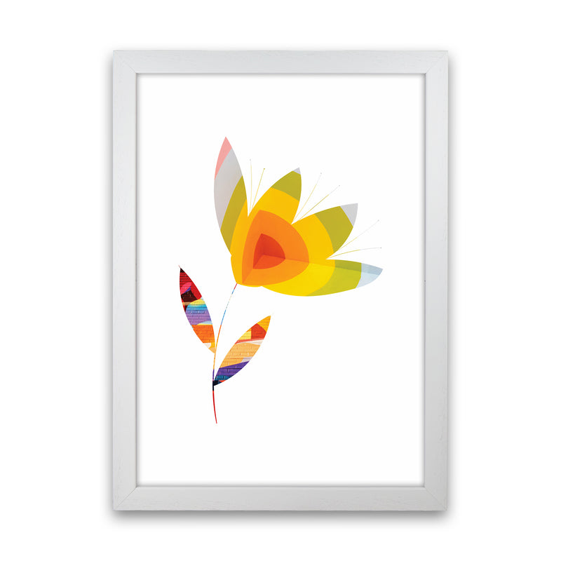 Graffiti Flower II Art Print by Seven Trees Design White Grain