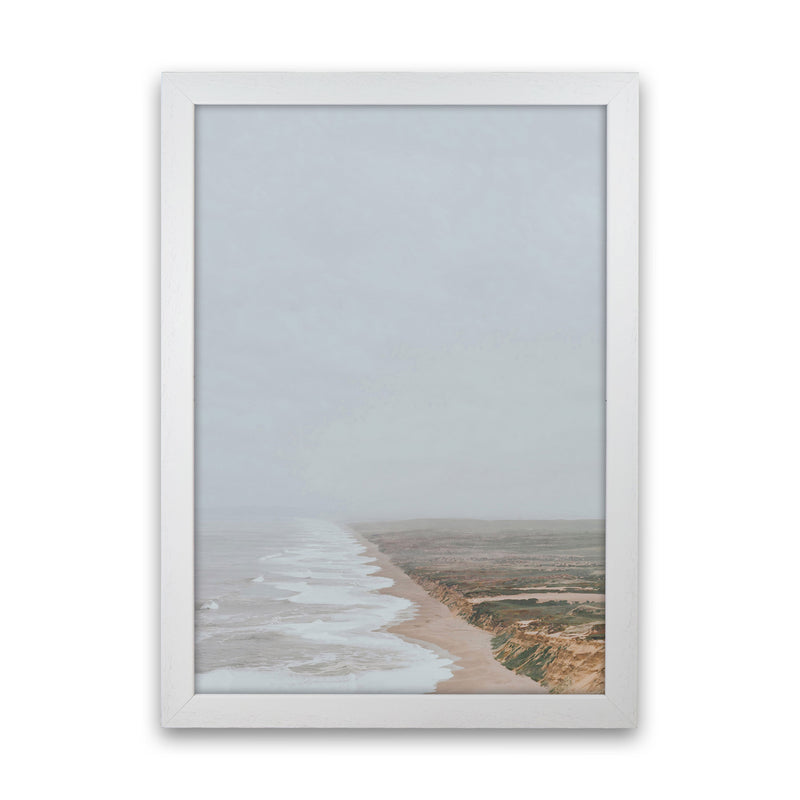 Fog and Waves Art Print by Seven Trees Design White Grain