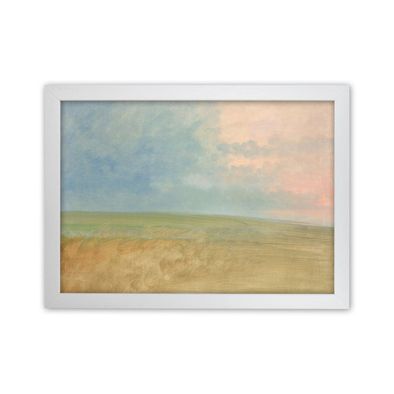 Peaceful Field Art Print by Seven Trees Design White Grain