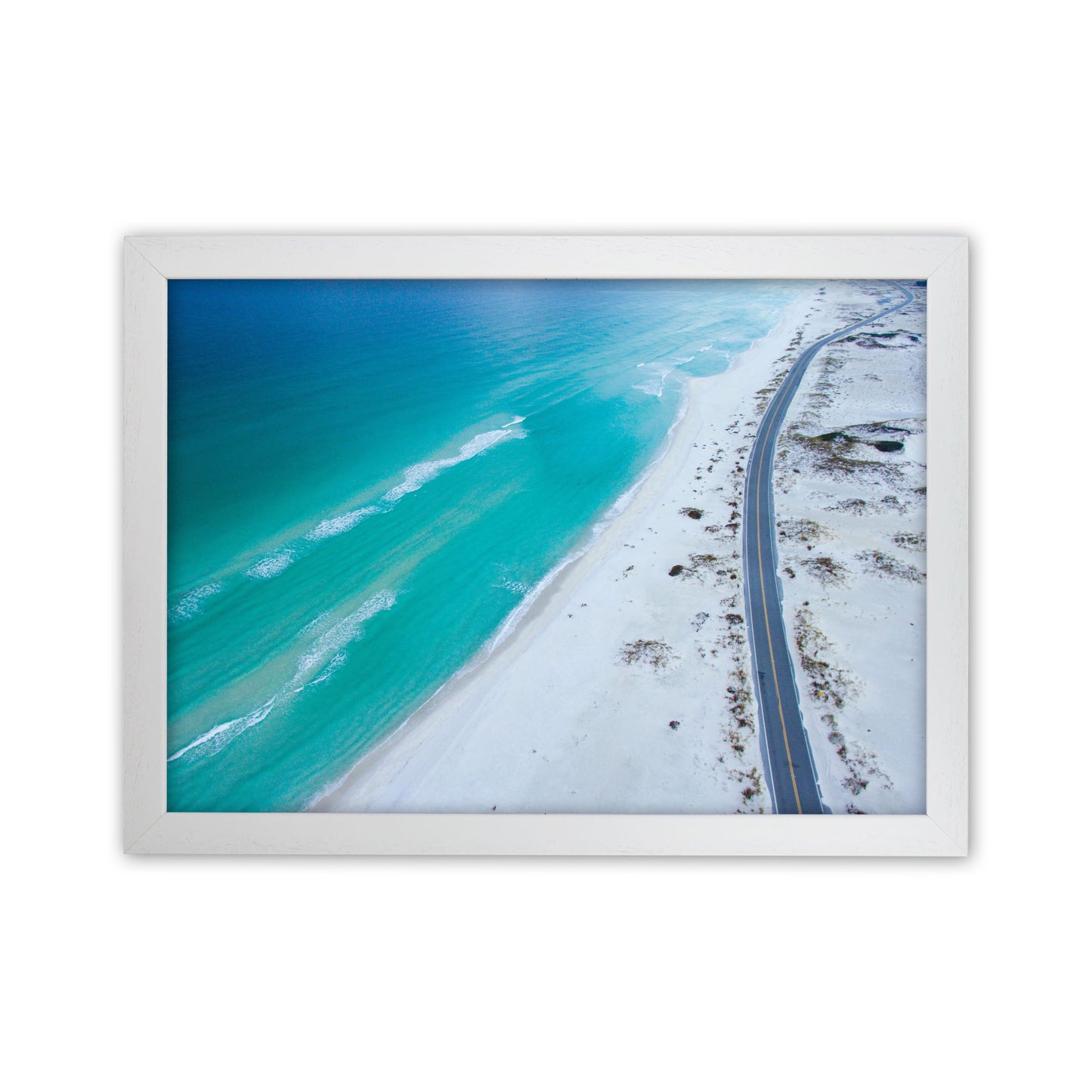 The View Art Print by Seven Trees Design White Grain