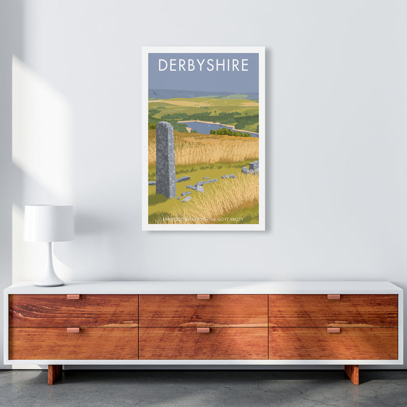 Derbyshire Errwood Travel Art Print By Stephen Millership A1 Canvas