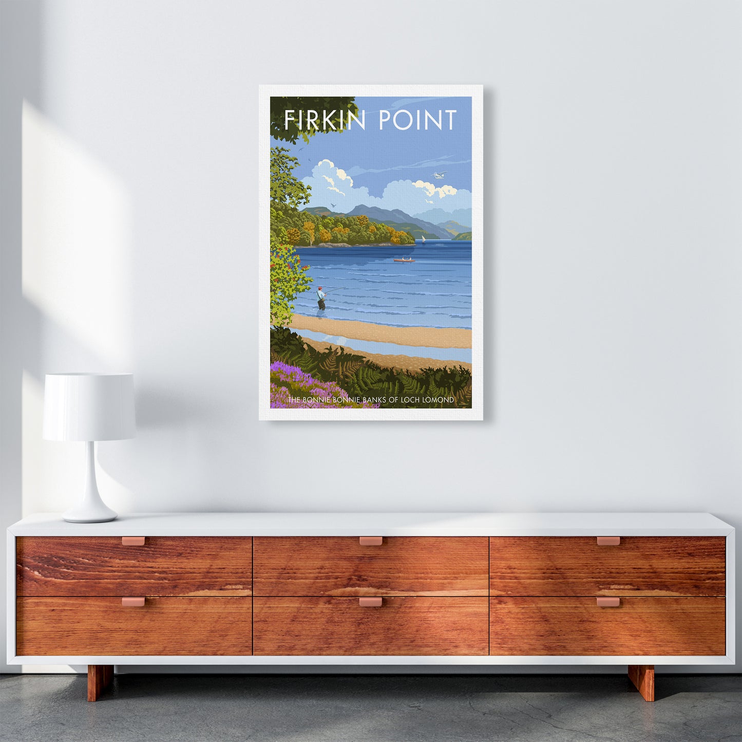 Firkin Point Art Print by Stephen Millership A1 Canvas