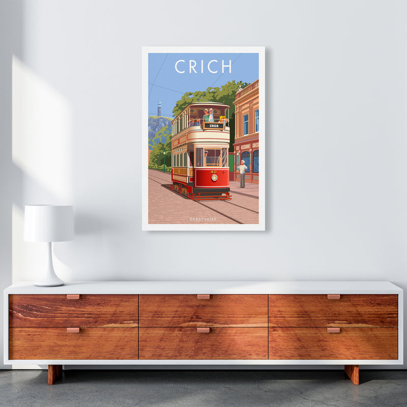 Derbyshire Crich Art Print by Stephen Millership A1 Canvas