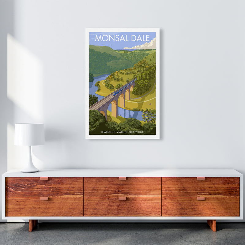 Derbyshire Monsal Dale 2 Art Print by Stephen Millership A1 Canvas