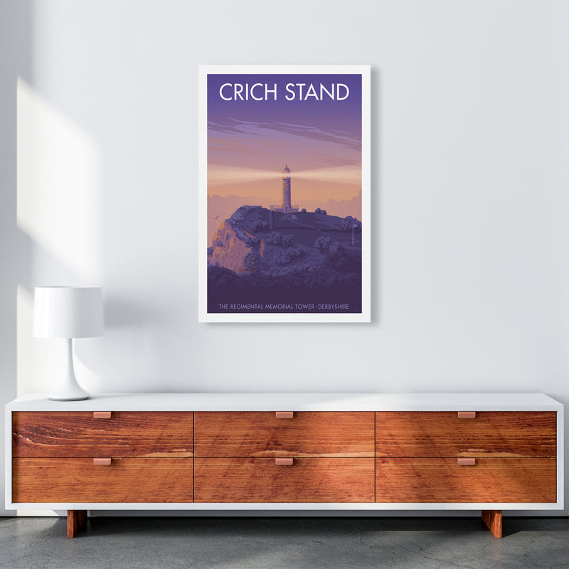 Derbyshire Crich Stand Art Print by Stephen Millership A1 Canvas