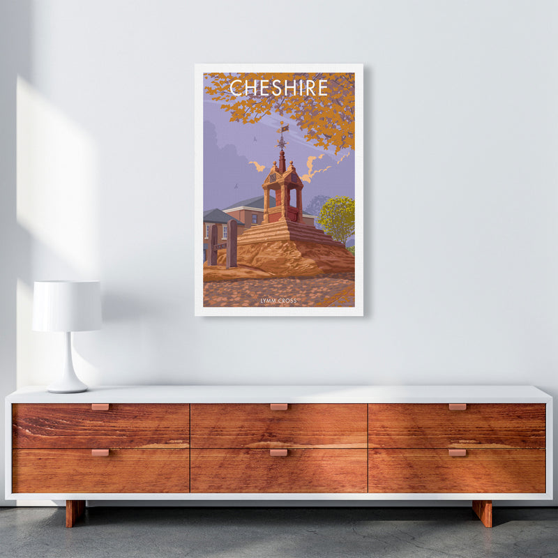 Cheshire Lymm Travel Art Print by Stephen Millership A1 Canvas