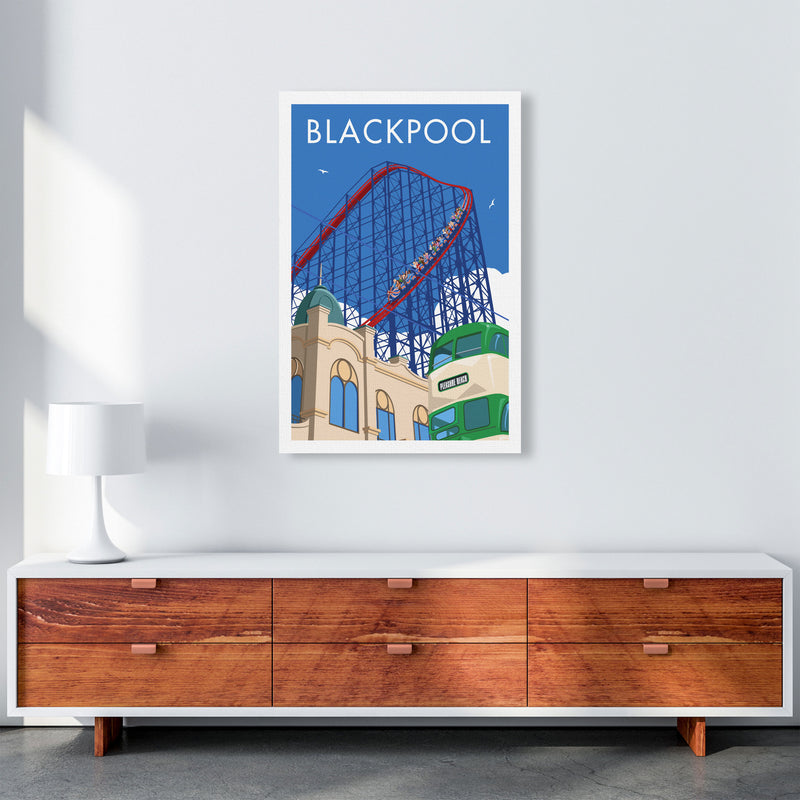 Blackpool by Stephen Millership A1 Canvas
