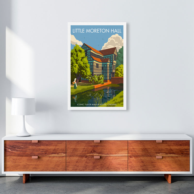 Little Moreton Hall by Stephen Millership A1 Canvas
