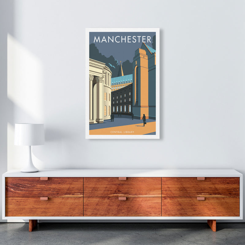 Manchester by Stephen Millership A1 Canvas