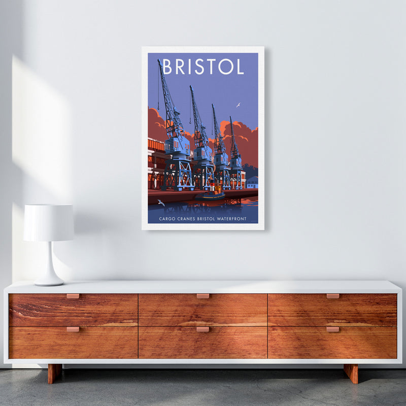 Bristol Waterfront Art Print by Stephen Millership A1 Canvas