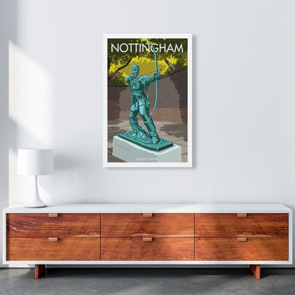 Nottingham Art Print by Stephen Millership A1 Canvas