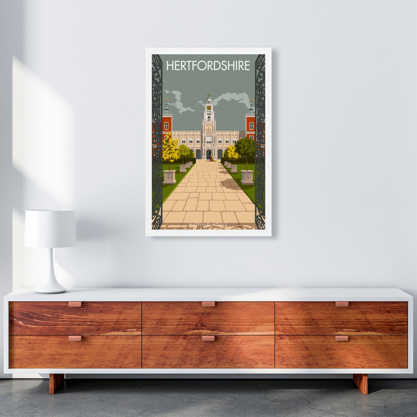Hatfield House Hertfordshire Art Print by Stephen Millership A1 Canvas