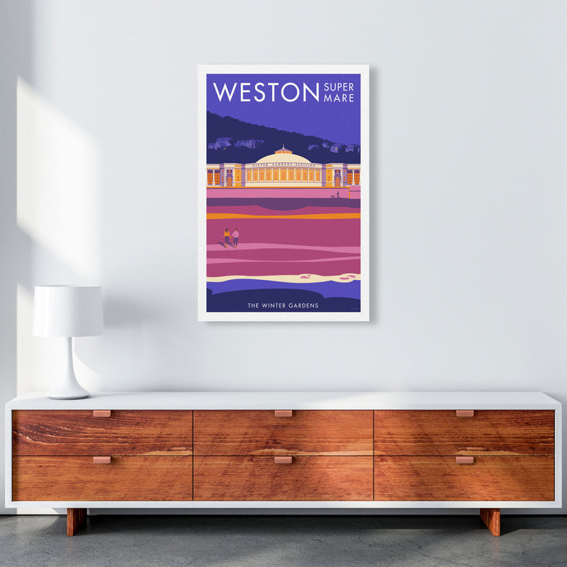 Weston-super-mare Art Print by Stephen Millership A1 Canvas