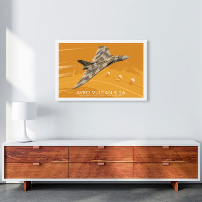 Avro Vulcan B.2A Art Print by Stephen Millership, Framed Transport Print A1 Canvas