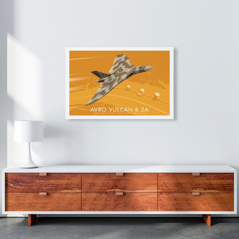 Avro Vulcan B.2A Art Print by Stephen Millership, Framed Transport Print A1 Canvas