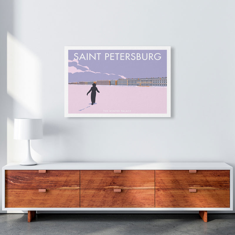The Winter Palace Saint Petersburg Art Print by Stephen Millership A1 Canvas